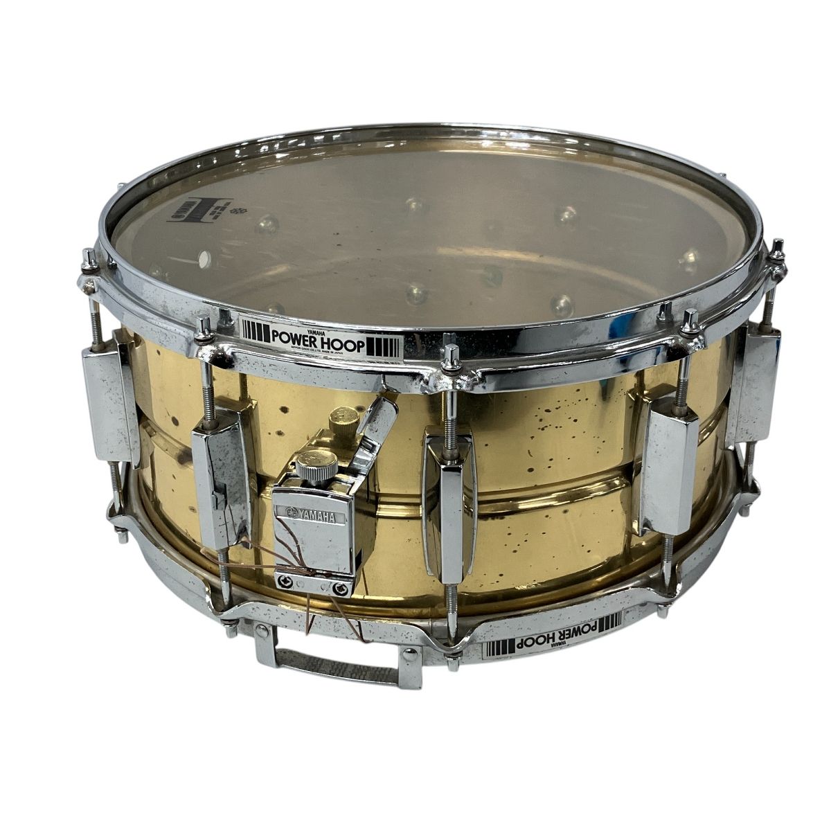 スネアドラム YAMAHA batterヤマハ POWER HOOP YAMAHA ヤマハ SD965BS スネアドラム 14×6.5 POWER HOOP 付き