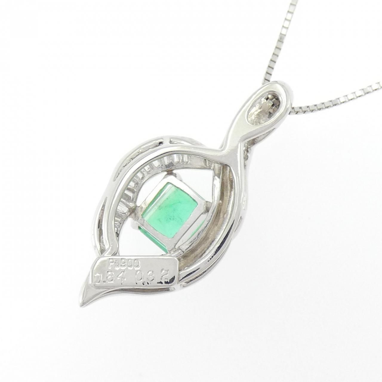 PT900/PT850 エメラルド ネックレス 0.84CT - メルカリ
