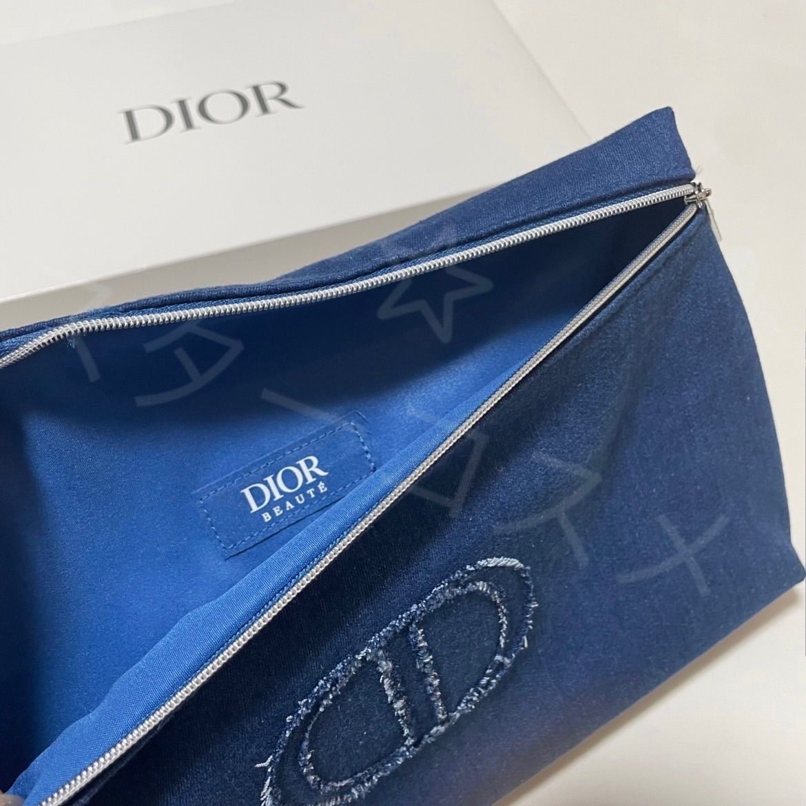 Dior ディオール クラッチバッグ ポーチ グレー ノベルティ 非売品 通販