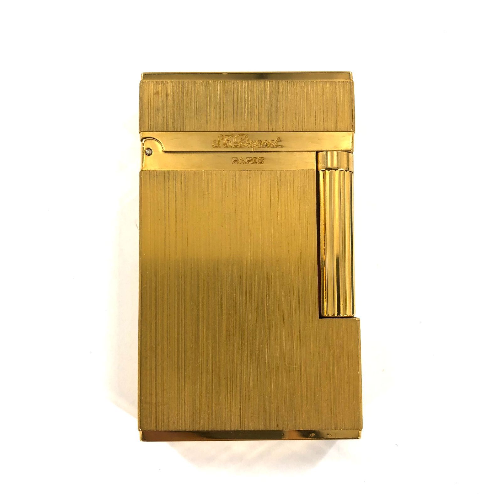 【S.T. DuPont】 デュポン　ライン1　ゴールド　漆　美品　火花確認OK エステーデュポン S.T.DUPONT ライン1 LINE 1 ローラー ガス