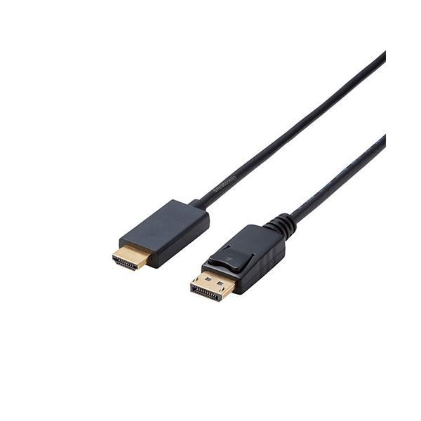エレコム 変換ケーブル DisplayPort-HDMI 2.0m ブラック C