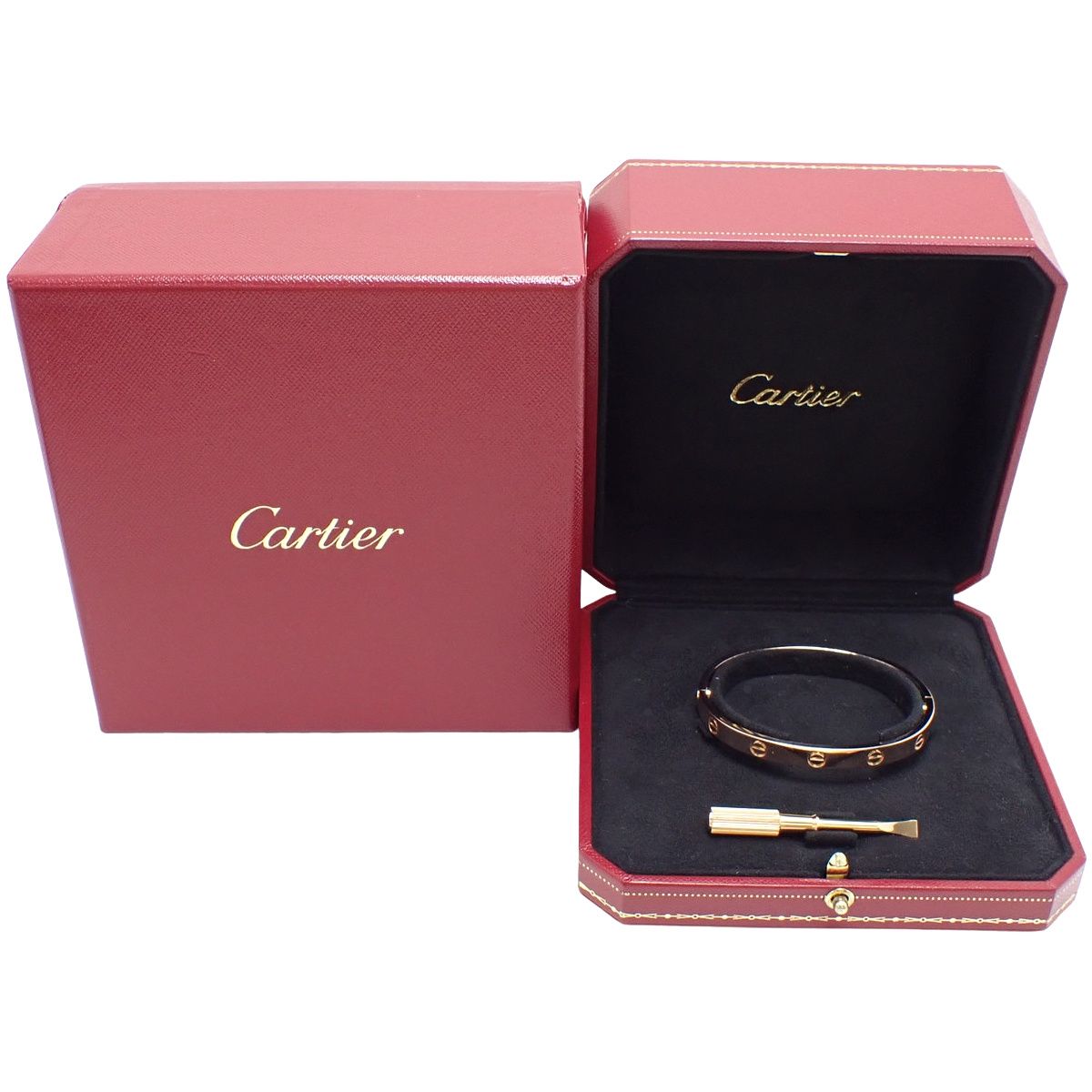 CARTIER(カルティエ) ラブコレクション Love ブレスレット K18 ピンク  