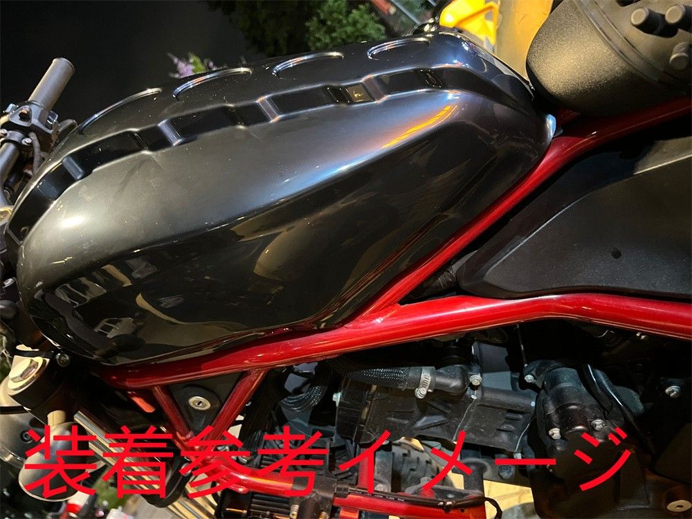 Rebel250 レブル250 2017-2019 2020-2025 タンクカバー 黒艶なし Bタイプ DECORATOM_COM_BR