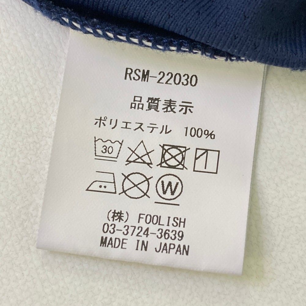 ROUGH &SWELL ネイビー M シャツ サイズ：M ROUGH&SWELL ラフアンドスウェル 半袖襟付きTシャツ