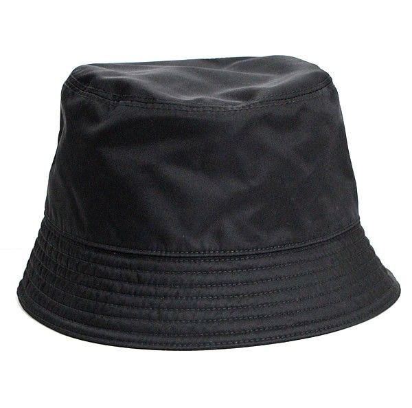 【✨未使用級現行】 プラダ バゲットハット 三角ロゴ RE-NYLON ブラック プラダ PRADA Re-Nylon 三角ロゴ バケットハット 帽子 ナイロン