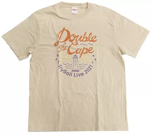中古】衣類 TrySail ライブTシャツ ベージュ XLサイズ 「LAWSON