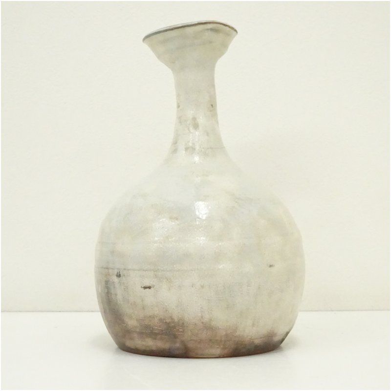 萩焼 十二代 田原陶兵衛造 下蕪花入（共箱） 花入れ 茶道 茶道具 花瓶