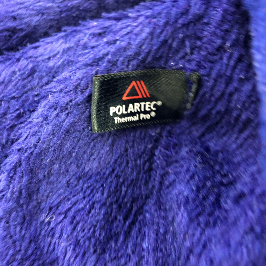 patagonia パタゴニア リツール スナップT フリースジャケット POLARTEC ポーラテック パープル (レディース M) 中古 古着  P7382