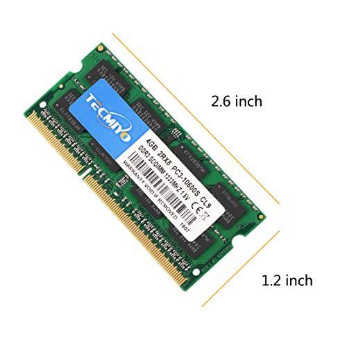 人気商品】 テクミヨ ノートPC用メモリ1.5V DDR3 4GB 1333（PC3