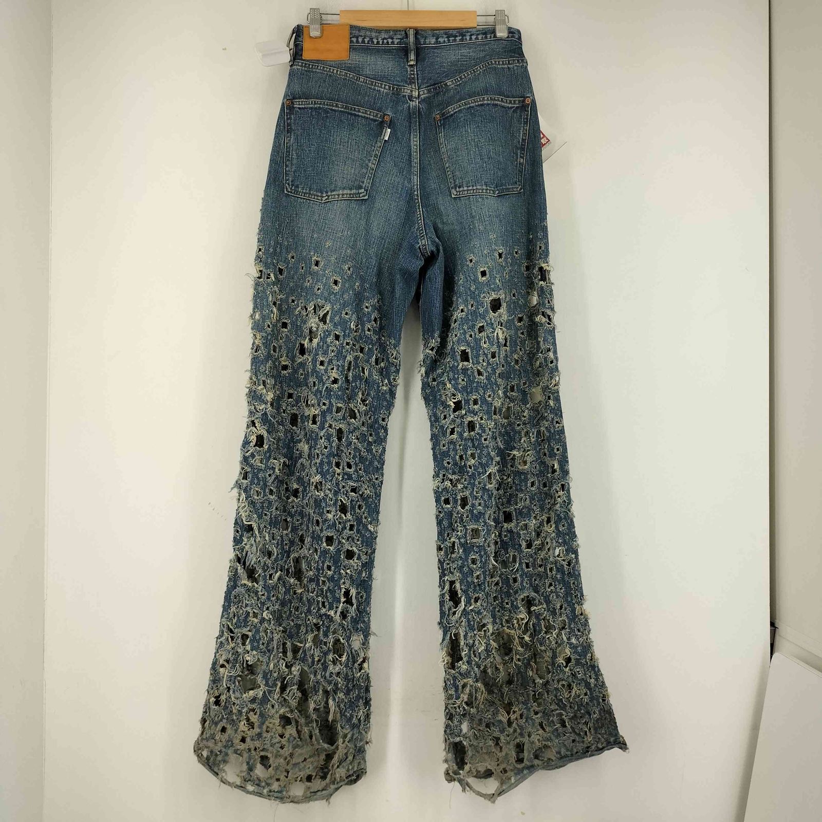 シュガーヒル SUGARHILL 24SS CRASHED MODERN DENIM WIDE TROUSERS