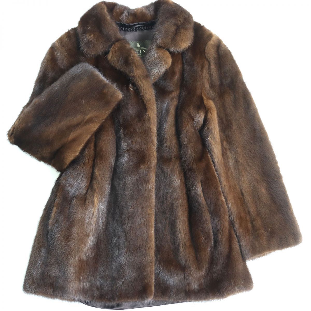 美品△ROTINY ロティニー MINK ミンク 本毛皮ショートコート 