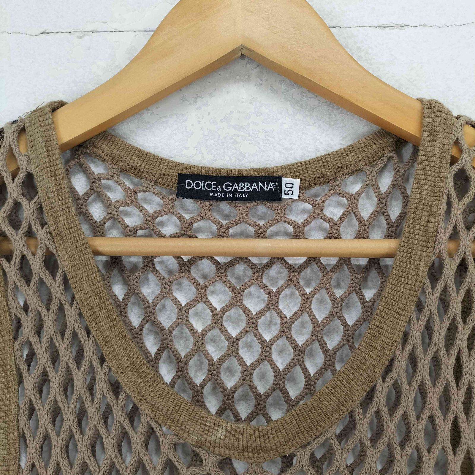 archive dolce&gabbana ドルガバ メッシュ タンクトップ ドルチェアンドガッバーナ DOLCE&GABBANA 03SS メッシュタンク