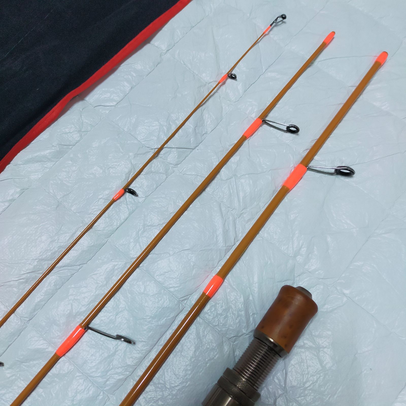 ☆新品☆4.6ftスピニングロッドSUL 柔らかく遊べるグラスロッド