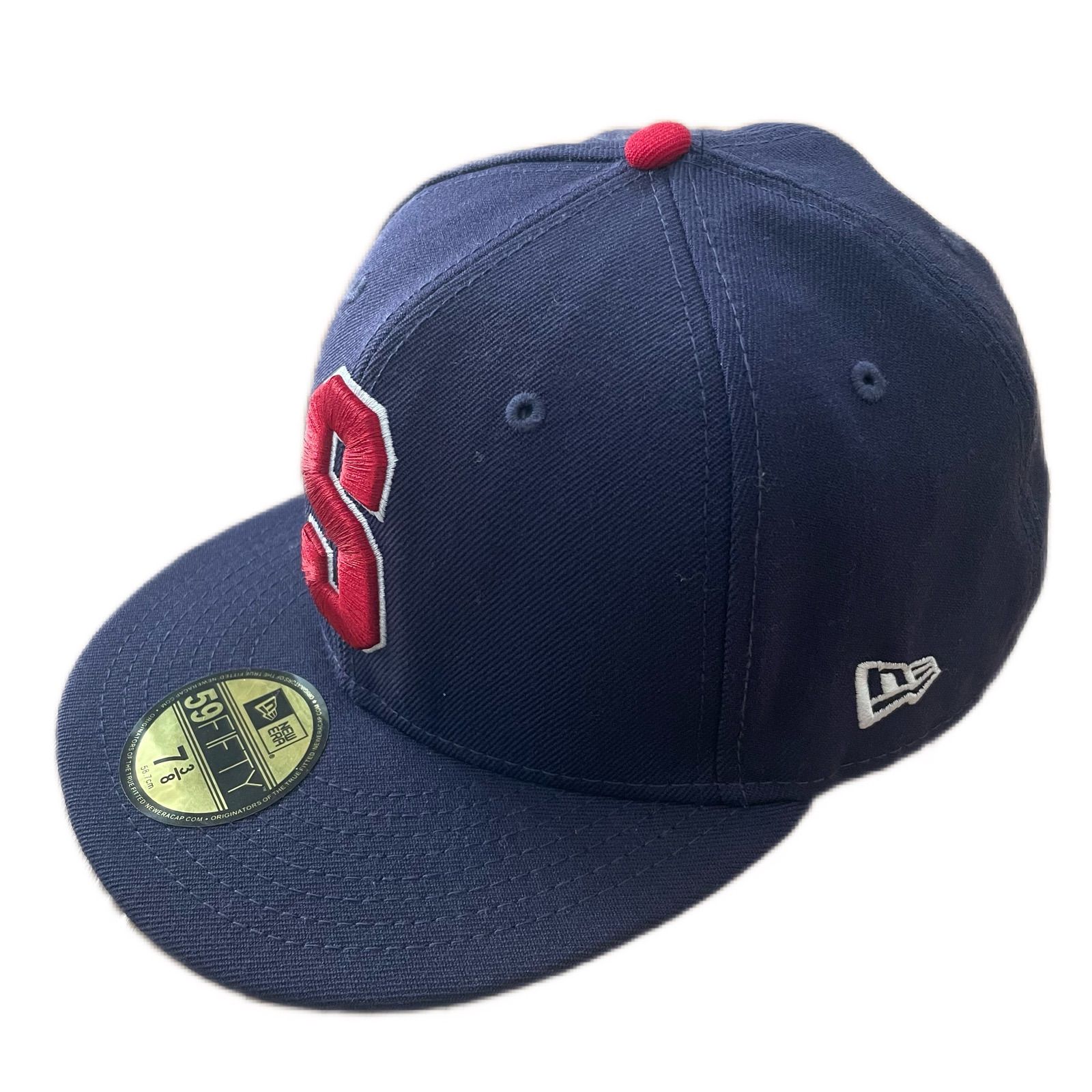 美品　STUSSY LA NEW ERA CAP 7 5/8 59FIFTY STUSSY×NEW ERA Big S Fitted Cap 58.7cm - メルカリ