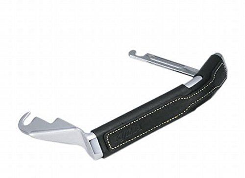 キジマ Kijima ニーグリップバー レザータイプ スポーツスター 86- 13 クロームメッキベース ブラック HD-05074