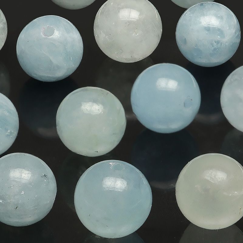 アクアマリン 丸玉 高品質・ブラジル産]アクアマリン丸玉/スフィア - 埼玉県吉川市
