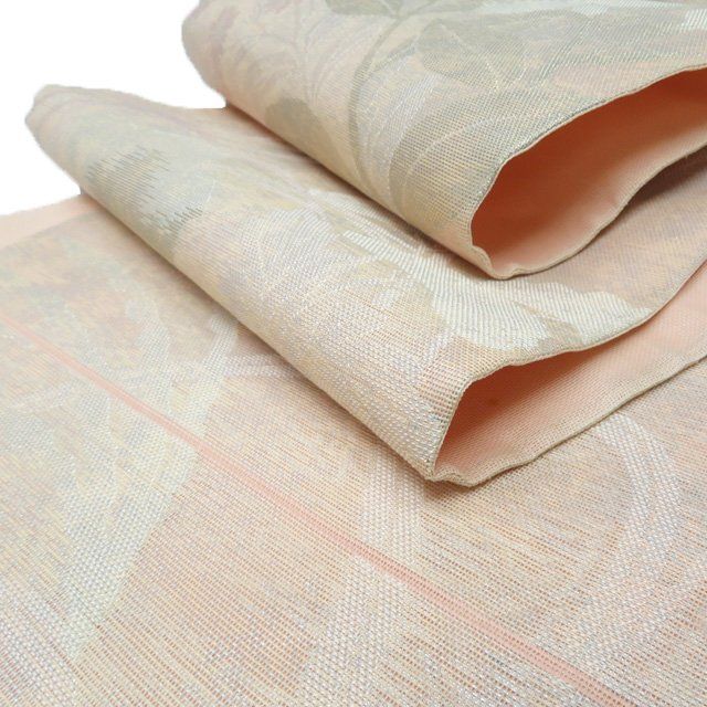 専用帯1862 ●高級 正絹 夏帯 袋帯 夏物 夏帯 袋帯 中古 リサイクル 正絹 フォーマル 仕立て上がり
