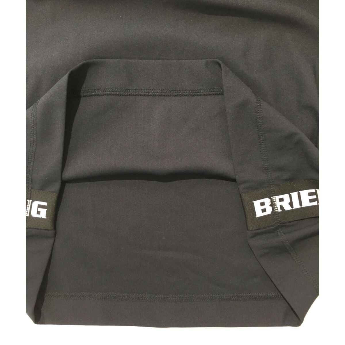 最終価格　ブリーフィング　新品　ハイネックBRIEFING 半袖ワンピース 楽天市場】ブリーフィング BRIEFING ロゴ バックリブ ハイネック