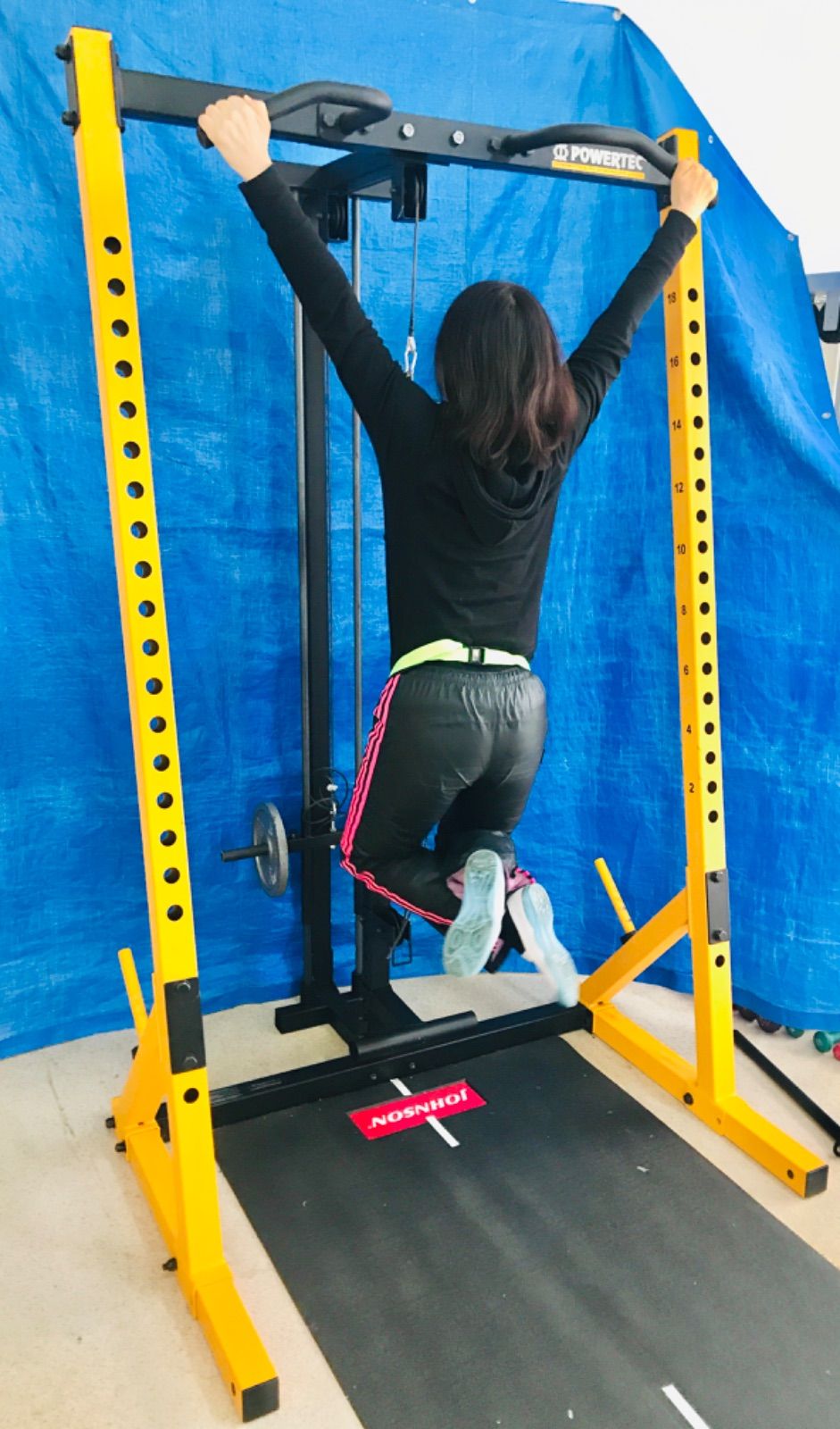 パワーテック社ハーフラック(WB-HR16)専用 ラットロー 奥柱・スタック