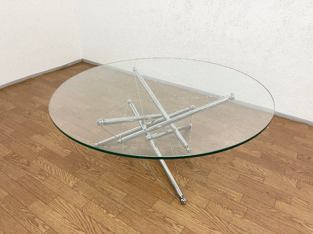 Cassina カッシーナ 713 ガラステーブル 円形 f1033045891.1-300x225.gif