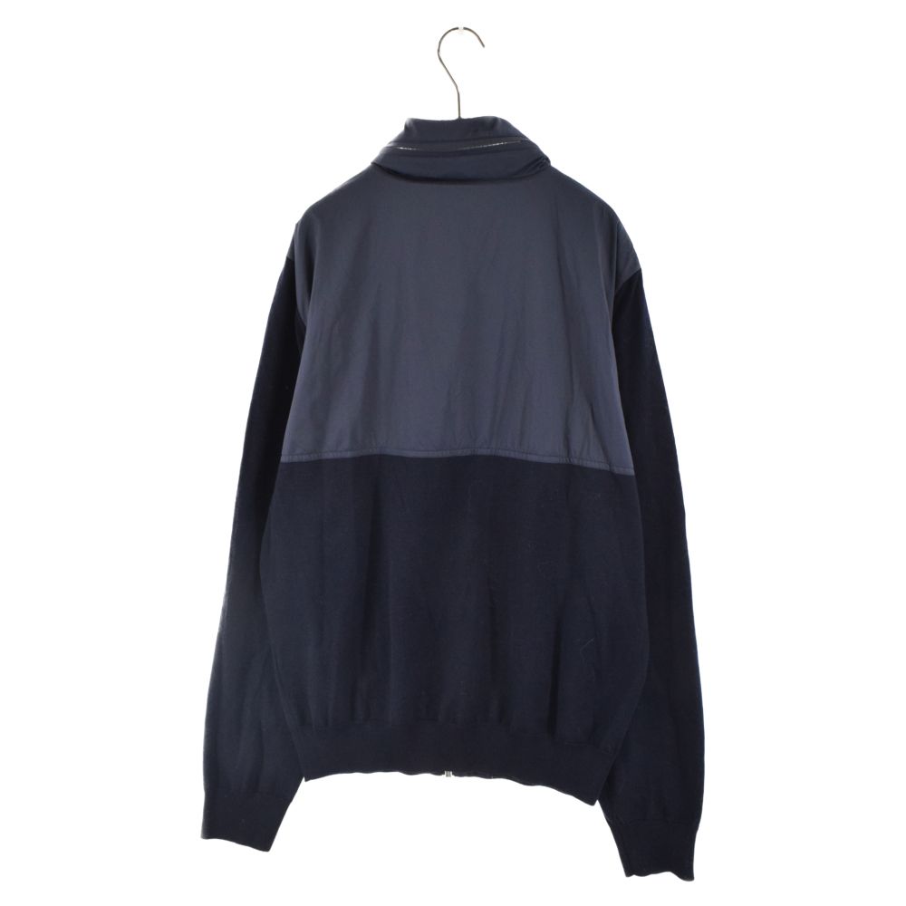LOUIS VUITTON (ルイヴィトン) 17AW ナイロン切り替えニットジップ 