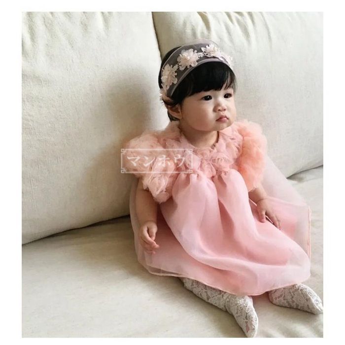 kakikukeik0様専用】☆美品☆新生児ピンクセレモニードレス3点