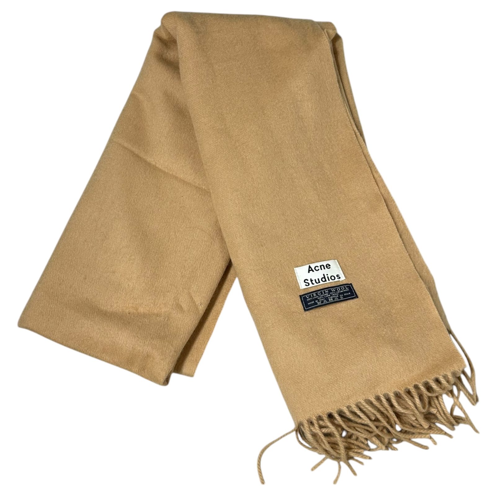 【Acne Studios】100%バージンウール 大判マフラー Acne Studios(アクネストゥディオズ) Large Virgin Wool Scarf 大判