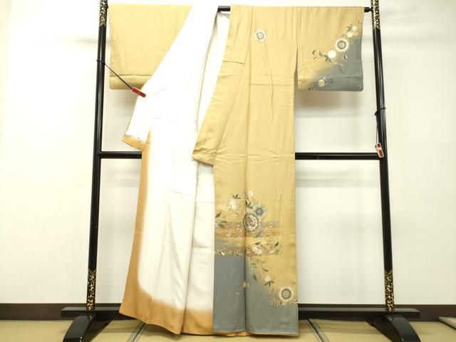 平和屋着物□訪問着 正倉院花文 暈し染め 金彩 正絹