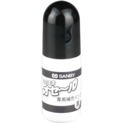（まとめ買い）サンビー そのままオセール専用補充インク5ml 黒 TDI-01 【10個セット】