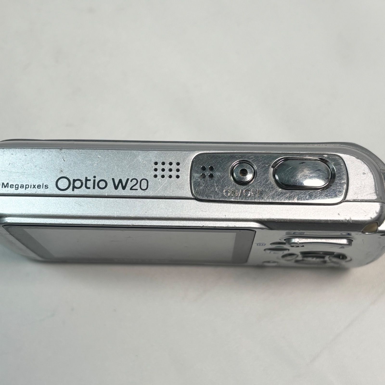 送料無料】PENTAX/ペンタックス/Optio W20/シルバー/コンパクト