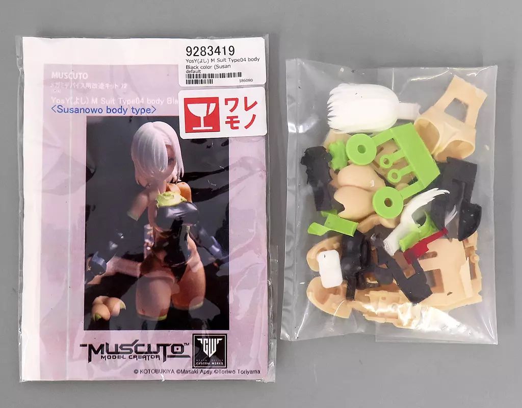 メガミデバイスMUSCUTOガレキYosY M Suit Type04 ブラック 中古】プラモデル YosY(よし) M Suit Type04 body Black color