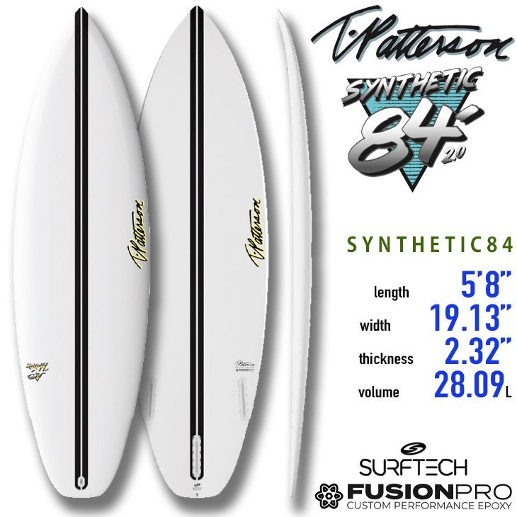 ティミーパターソン　Synthetic84 サーフボード(カリフォルニア本店) 2024_PATTERSON_SYNTHETIC_BOTH.