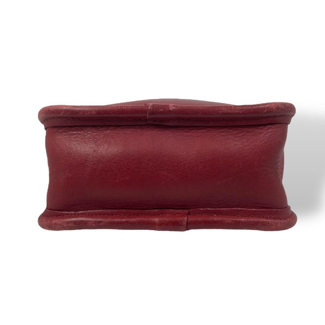 美品！オールドコーチ　ショルダーバッグ 良品 4871 OLD COACH オールドコーチ ショルダーバッグ レッド - メルカリ