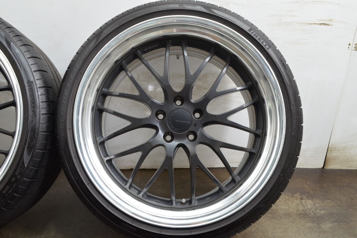 2ピース】WORK グノーシス SH202 9J+25 10.5J +40 PCD114.3 