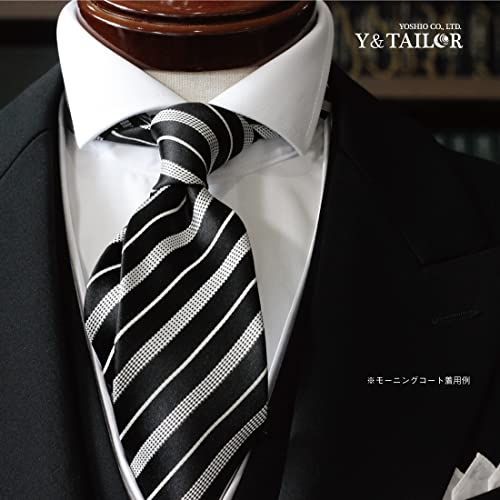 ホワイト_3L [Y&TAILOR] ウイングカラーシャツ ワイドカラー