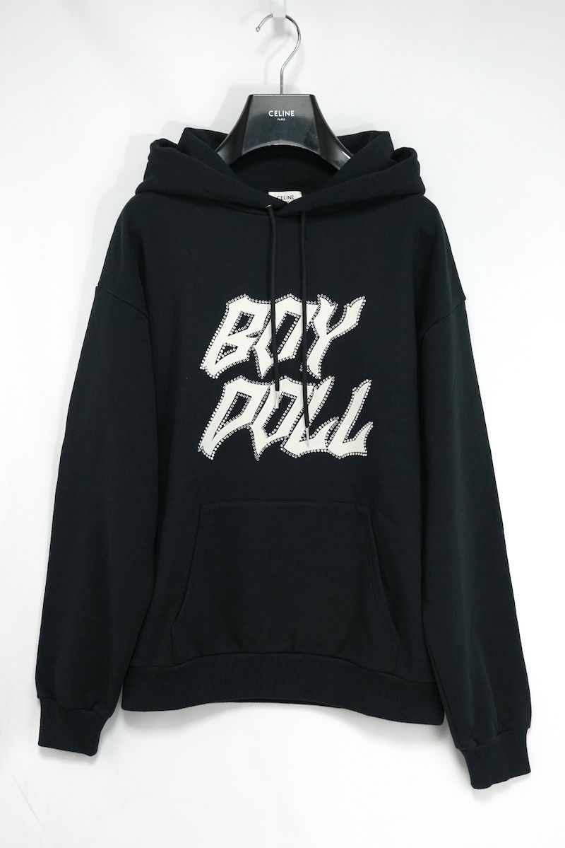 CELINE BOY DOLL パーカー 黒 セリーヌ 2022AW CELINE セリーヌ BOY DOLL HOODIE ボーイ ドール
