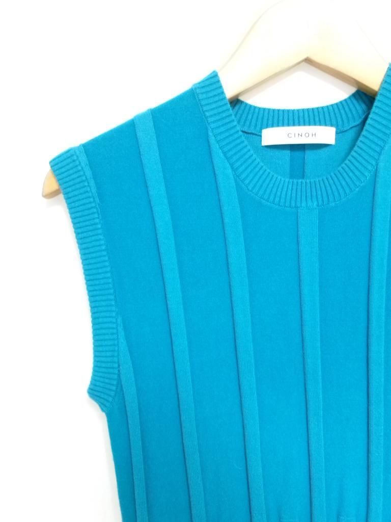 CINOH チノ　ノースリーブニットワンピース セール】【CINOH/チノ】《STUDIOUS別注》NO SLEEVE KNIT DRESS