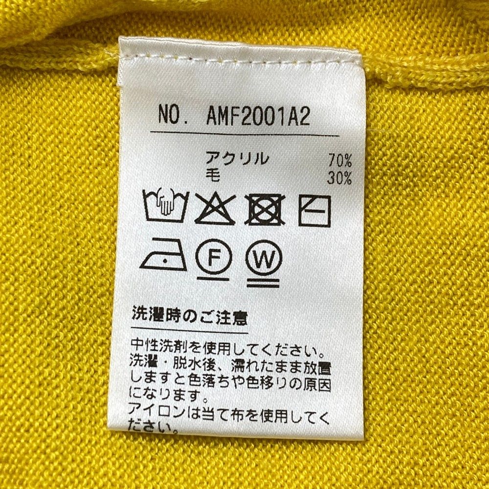 サイズ：L AND PER SE アンパスィ  ウール混 Vネック ニットベスト 総柄 イエロー系 [240101413608] ゴルフウェア メンズ ストスト サイズ：L AND PER SE アンパスィ ウール混 Vネック ニット