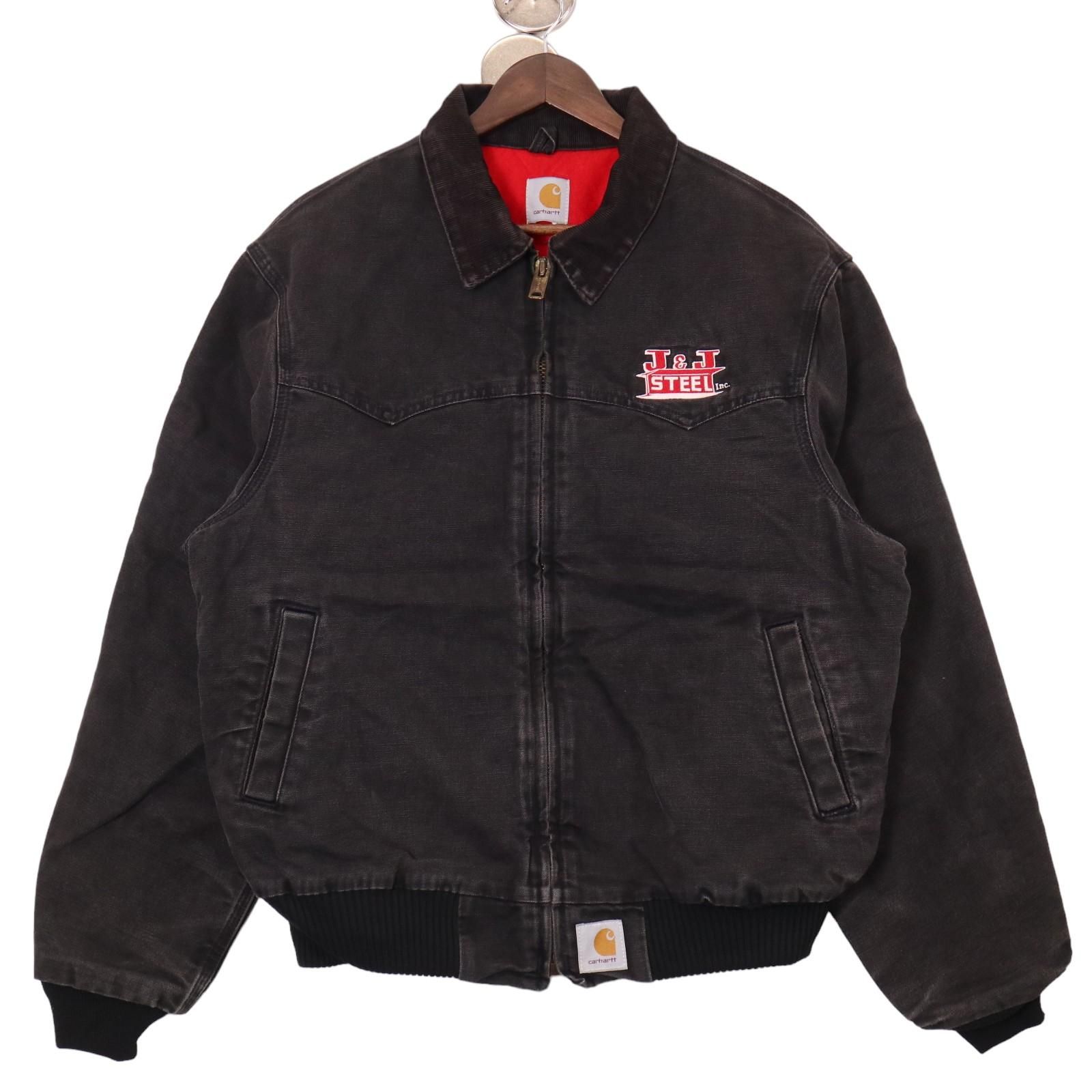 00年代 Carhartt カーハート サンタフェジャケット ワーク ブラック (メンズ L相当) 中古 古着 A0397