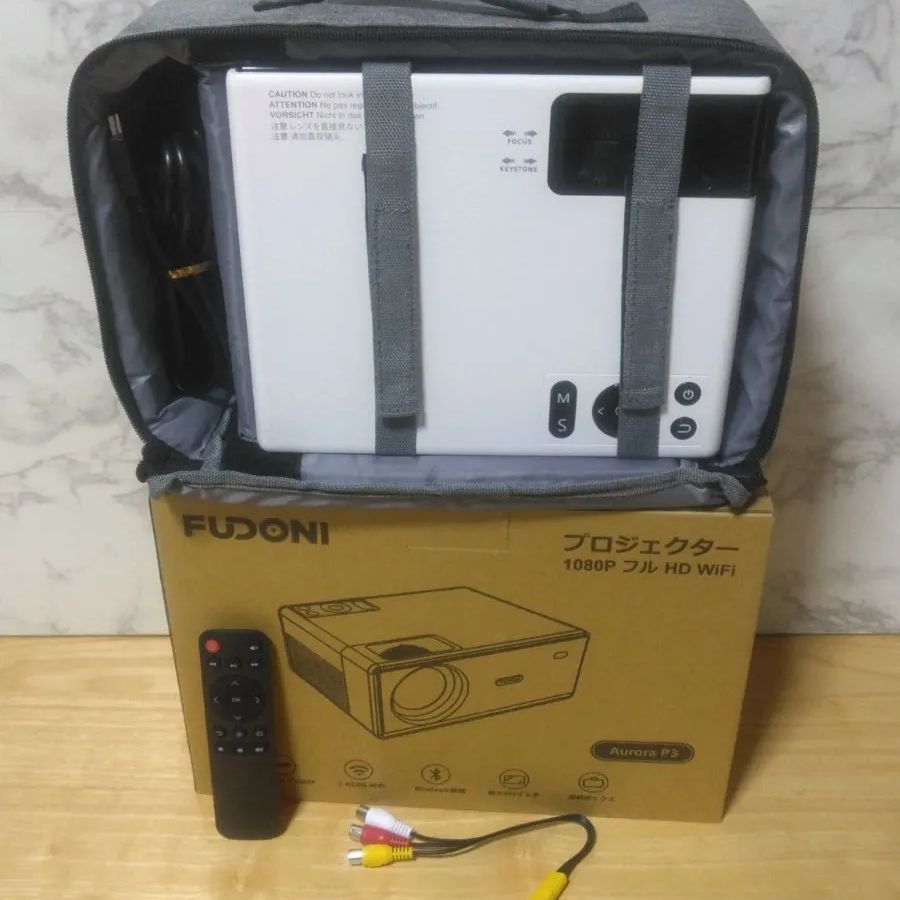 新品未使用【Fudoni プロジェクター Aurora P3】動作確認済み