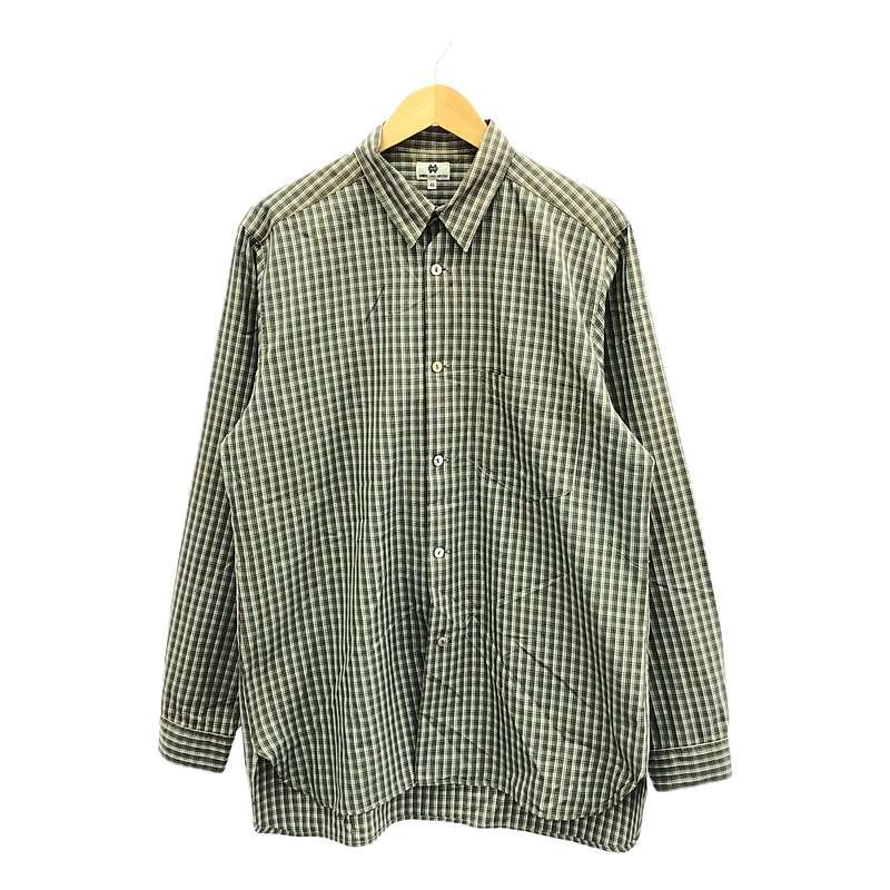 DRIES VAN NOTEN / ドリスヴァンノッテン | 1990s～ コットン オーバーシャツ | 48 | ブルー/ブラウン系 | メンズ