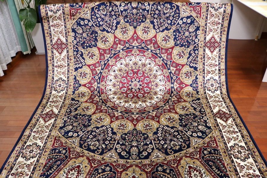 ペルシャ柄絨毯 200×290 新品未使用 大判ラグ カーペット 訳あり ペルシャ柄絨毯 200×290 新品未使用 大判ラグ カーペット 訳あり