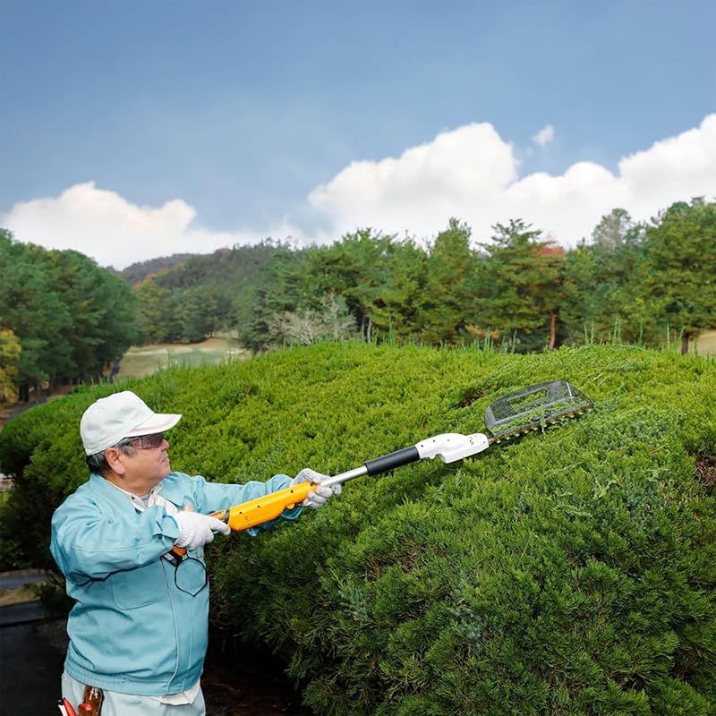 京セラ Kyocera 旧リョービ 充電式ロングヘッジトリマ BHL-1800L1 666350A 高所の生垣から植込みまでらくらく剪定 刃 刈込幅300mm 両刃駆動 最大切断枝径15mm 連続使用時間20分 充電時間69分 リチウムイオン18 1