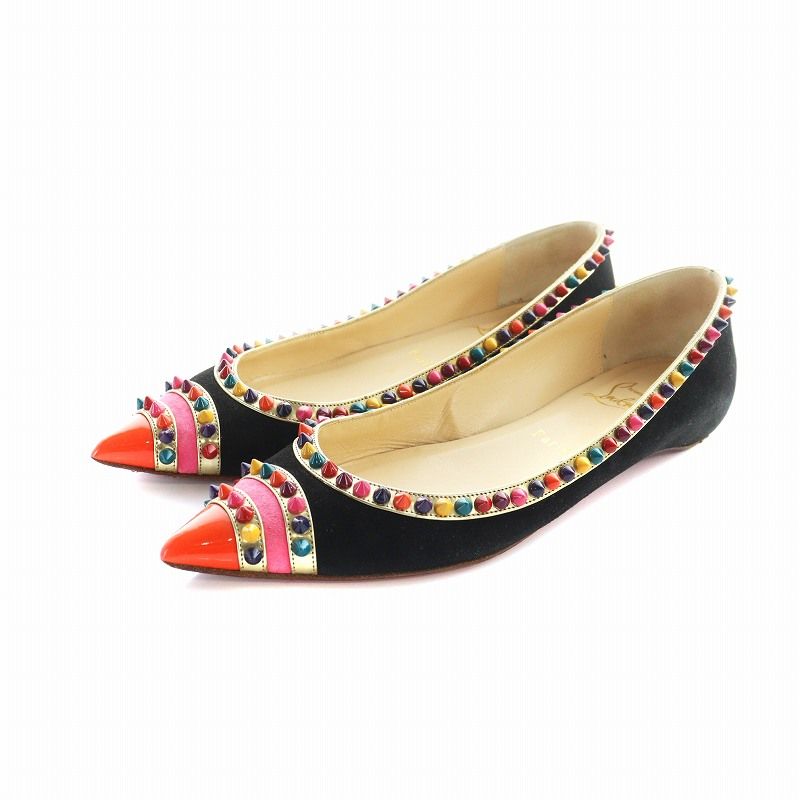 Christian Louboutin ブラウン スエード パンプス Sporty Kate - パンプス - パテントレザー - レッド
