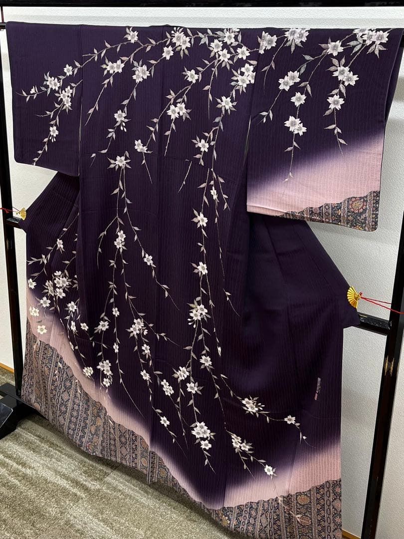 ❣️期間限定お値下げ❣️❪6722❫ ✿ 振袖 (正絹) ✿ ガード加工済 訪問着 手描き 桜 紋意匠 さが美扱い 正絹 ガード加工済 - メルカリ