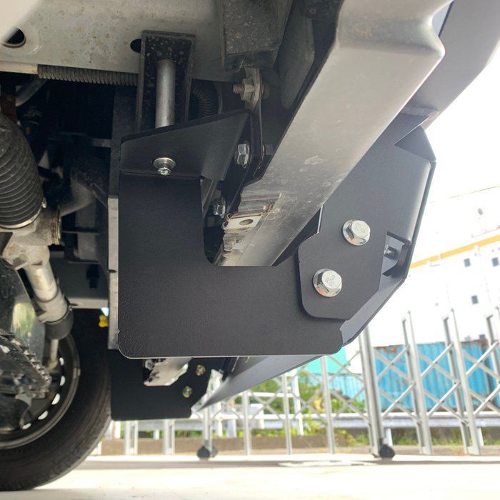 ハイゼットカーゴ　猪狩りバンパー ハイゼットカーゴ S700V S710V 猪狩り バンパーガード ブラック