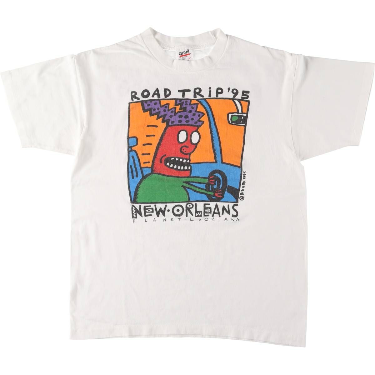 古着 90年代 アンビル Anvil アートTシャツ メンズL相当 ヴィンテージ|eaa549632