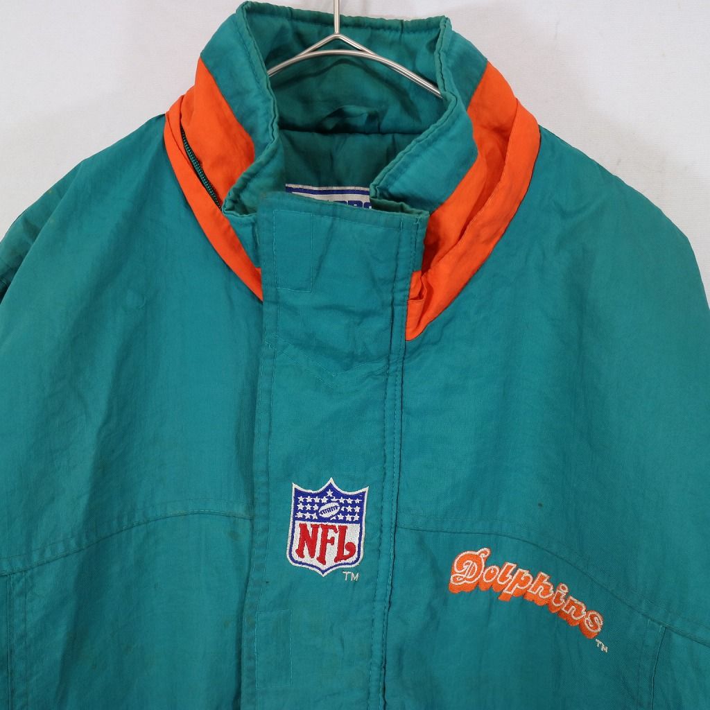 SALE/ STARTER スターター NFL マイアミ・ドルフィンズ 中綿ナイロン