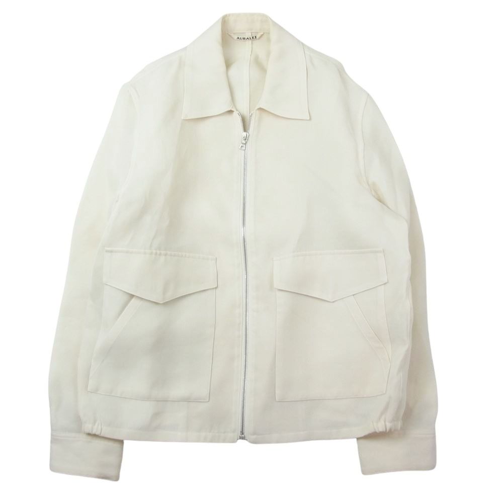 19SS オーラリー ジャケット AURALEE オーラリー 19SS HARD TWIST GABARDINE DOUBLE-BREASTED