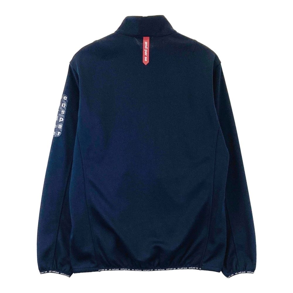サイズ：L AND PER SE アンパスィ ジップジャケット ネイビー系